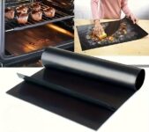 2 PACK HEAVY DUTY NONSTICK OVEN LINERS - BPA & PFOA free, ideal for electric ovens, gas stoves, microwaves, charcoal and gas grills