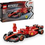 LEGO Speed Champions Ferrari SF-24 F1 Race Car Toy - Formula 1 Red Vehicle Model and Pilot Minifigure to Collect - Gift for 10+ Year Old Boys and Girls 77242
